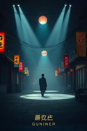 夜色中的港口吊机与并排停靠的货轮
